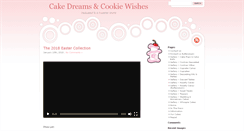 Desktop Screenshot of cakedreamsandcookiewishes.com